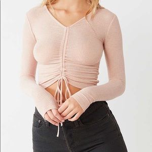 pink blush urban outfitters top